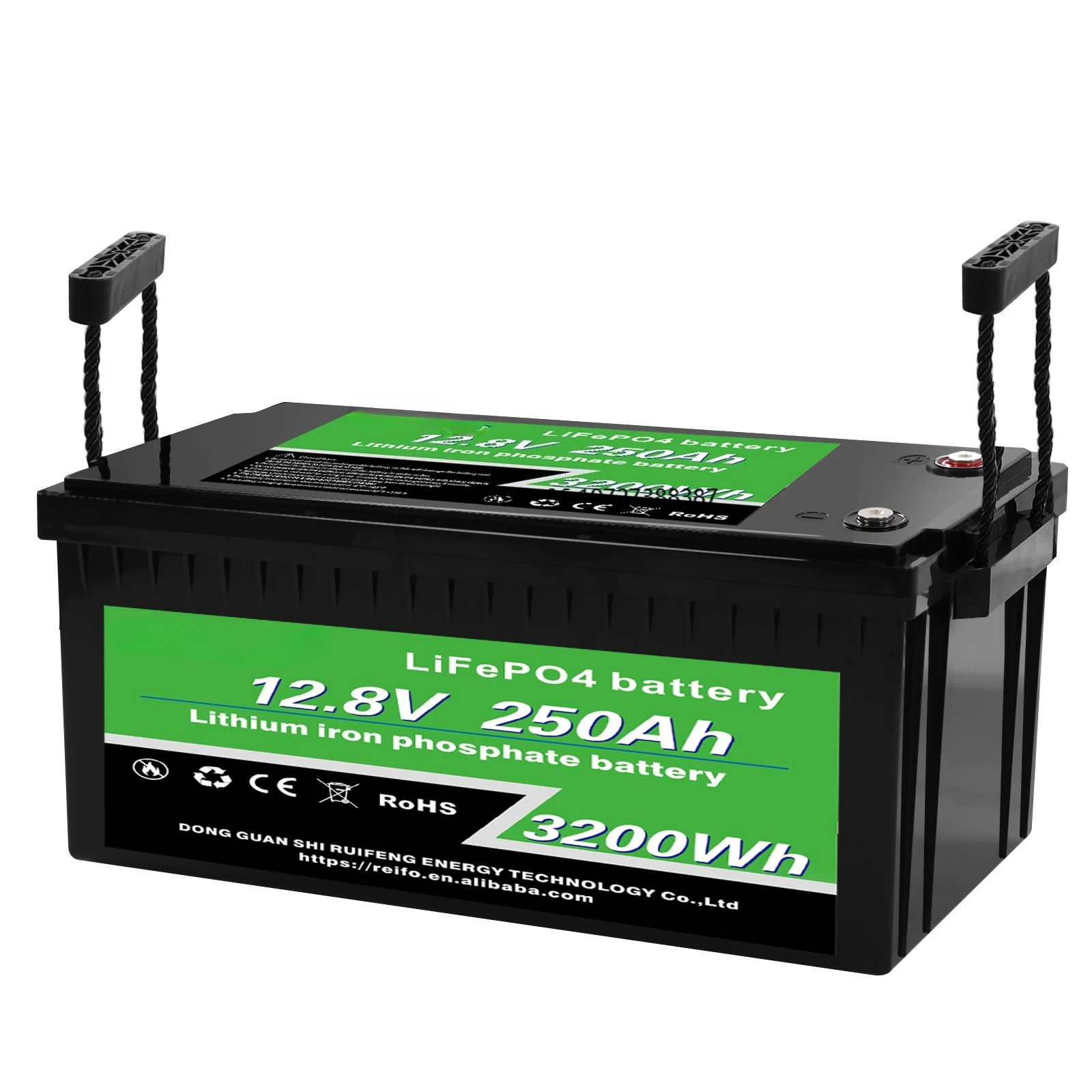 

12V 250Ah 50Ah 100Ah 150Ah 200Ah 300Ah LiFePO4 Battery for Golf Cart RV Solar System Home Energy Storage System Boat Wheelchair