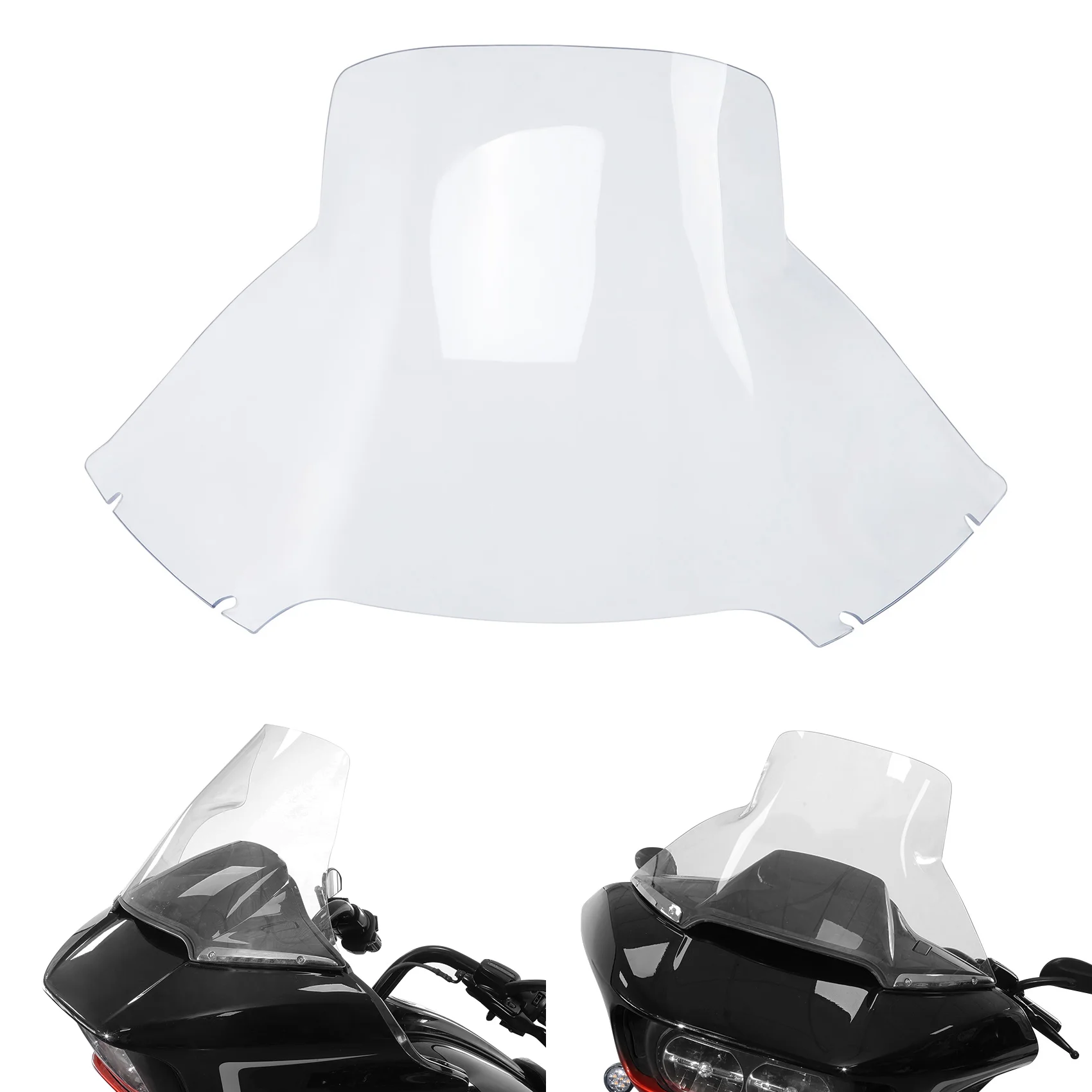 

Прозрачное лобовое стекло мотоцикла 16,5 дюйма для Harley CVO Road Glide Limited FLTRKSE 2022 2023 FLTRX 2015 2016