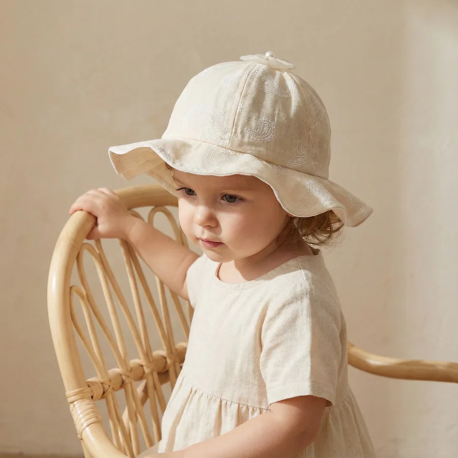 

8-36MBaby hat - Spring and Autumn Women's Baby Infant Cute Sun Hat Fishing Hat Lightweight Children's Summer Sun Protection Hat