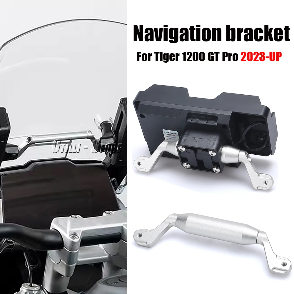 

Navigation Stand Holder Phone Mobile Phone GPS Bar Bracket Support For TIGER 1200 TIGER1200 Tiger 1200 Tiger1200 GT PRO 2023-