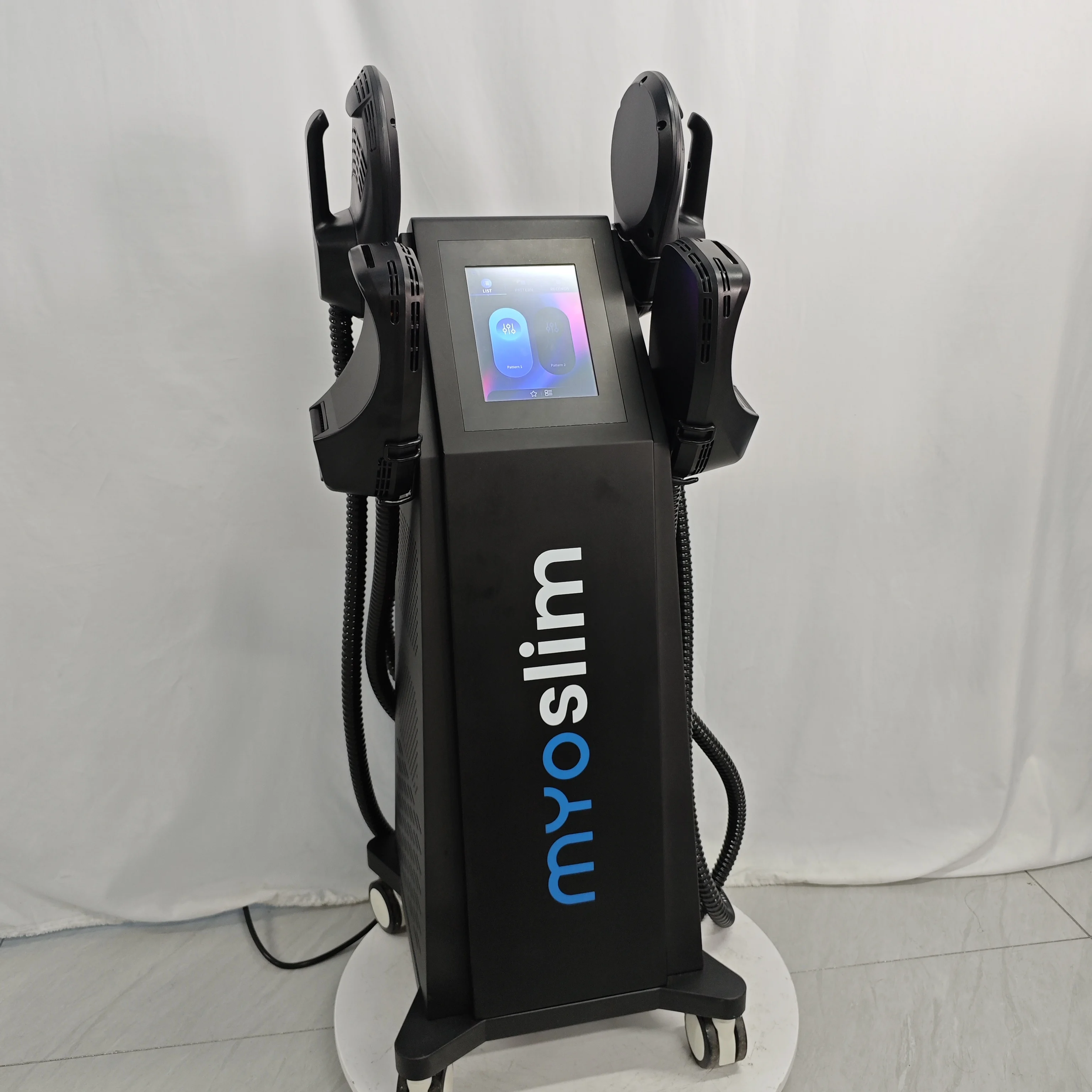 

MYOSLIM Vertical Electromagnetic Muscle Trainer Non-Invasive EMS Machine For Butt Lift Body Shaping Fat Removal