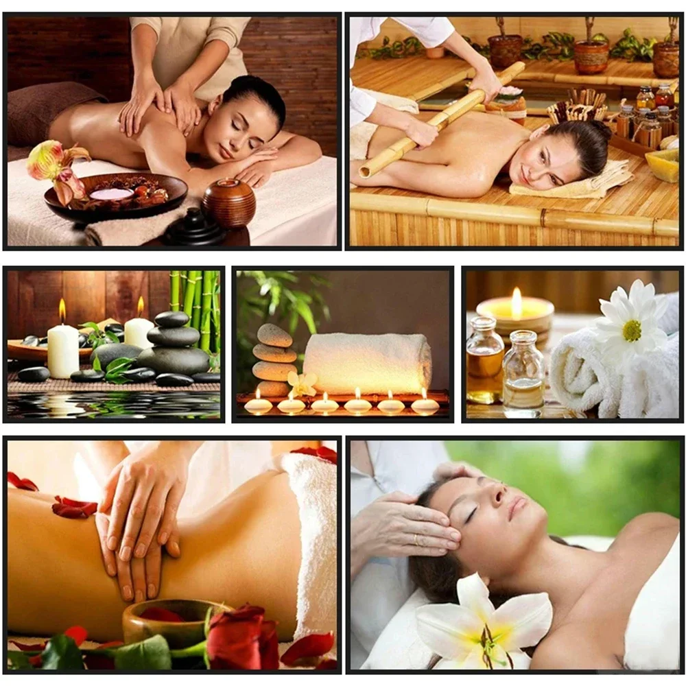 Health SPA Poster Massage Beauty Facial Thai Salon Body Luxury Art Print Pictures Club Home Aesthetic Wall Canvas Painting Decor