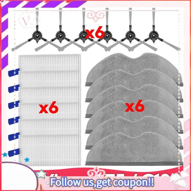 

A50F-For Xiaomi Robot Vacuum E5 / C108 / CDZC108 / BHR7969EU Side Brush Mop Filter Robot Vacuum Cleaner Parts