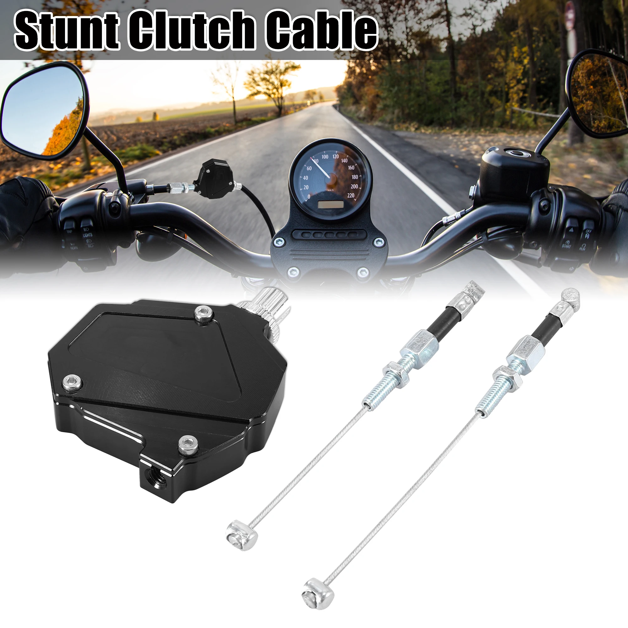 Motoforti Universal Stunt Clutch Easy Pull Cable Line Aluminum Alloy Clutch Economizer System for Suzuki for Yamaha for honda