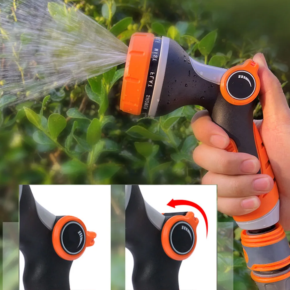Watering-Gun Multifunction Garden Hose Sprinkler 10 Functions High Pressure Hose Nozzle For Garden Watering Car Wash Cleaning