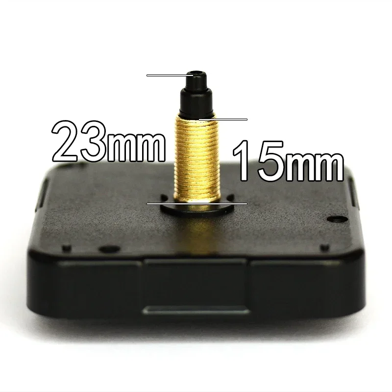 12888 Sweep Screw In Type Accessory 15mm Long Black Axis Quartz Movement  With Hands DIY Clock Kits