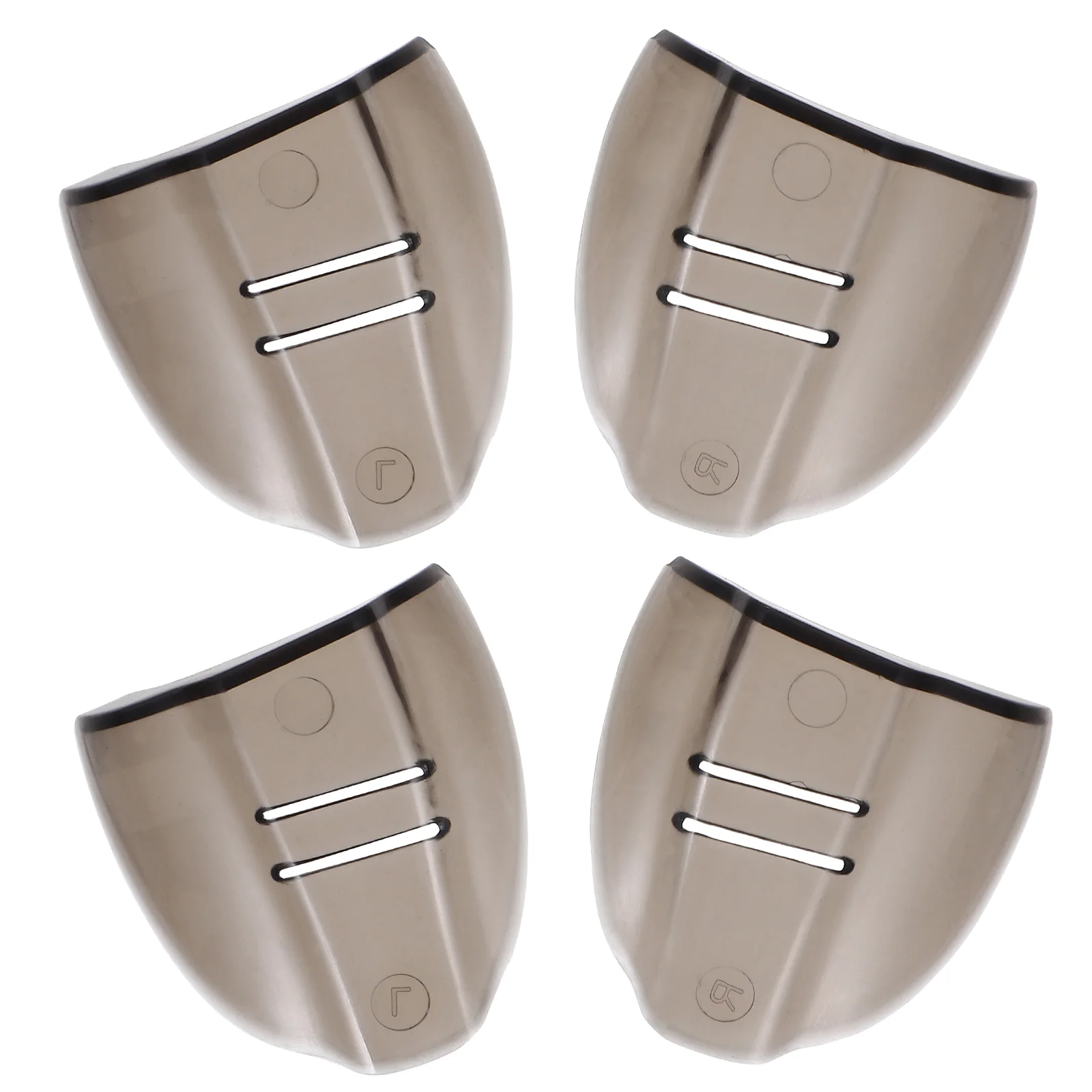 2 Pairs Black Side Glasses Eye Protective Shelter Universal Eyeglass Eyewear Protector