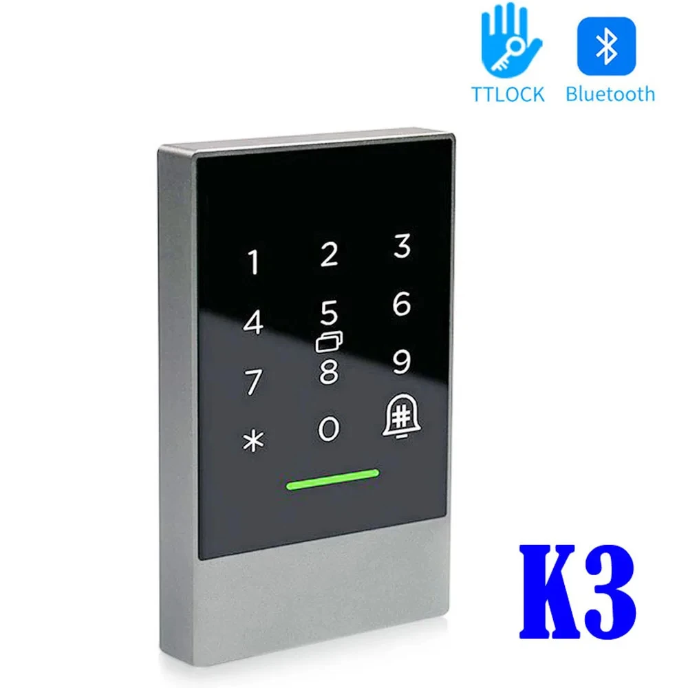 

TTLOCK Fingerprint Access Control Door System Opener for Intercom Nfc Bluetooth Electric Gate Keypad 13.56Mhz RFID Card