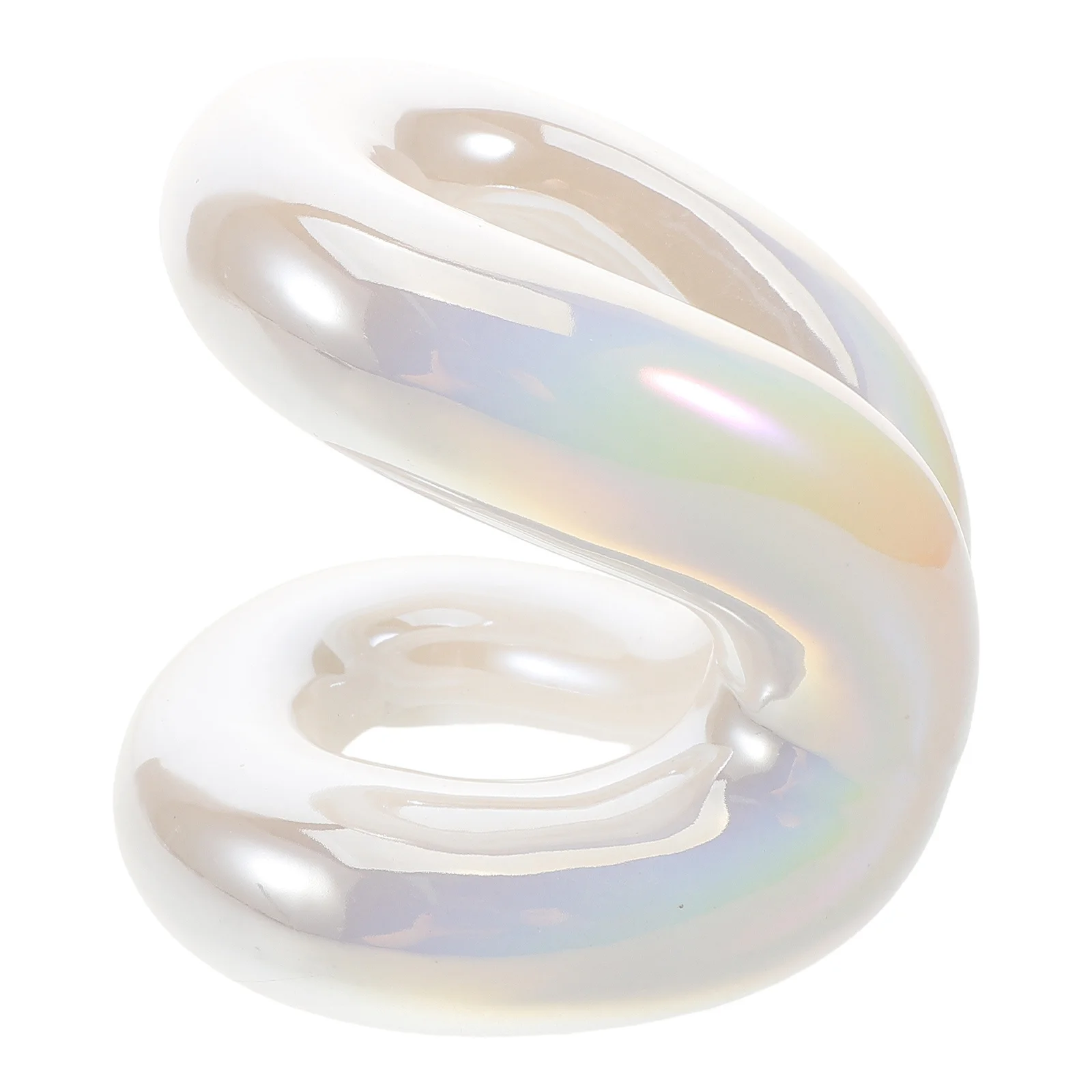 

Ceramic Knot Pen Holder Desk Accessory Makeup Brush Cup Organizer Large Capacity Office Home Cute Pen Storage Decorative