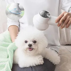 Small Pet Hair Dryer Machine 300W Revair Natural Dog Bath 2 in 1 Pet Grooming Hair Dryer with Brush Puppy Hairs Care Supplies