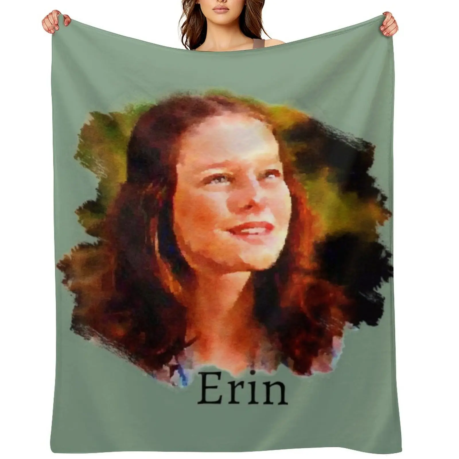 

Erin Walton Throw Blanket Flannel Fabric Luxury Designer Stuffeds anime Blankets