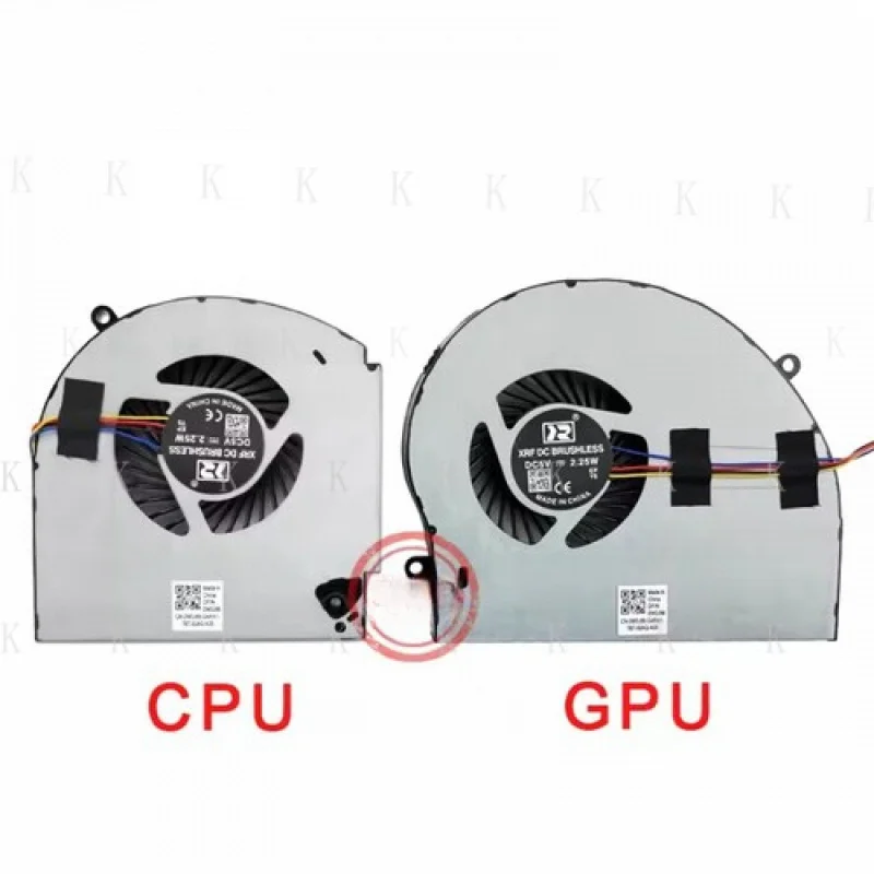 

C CPU/GPU Laptop Mounted Cooling Fan Part For Dell Alienware 17 R4 17 R5 P31E