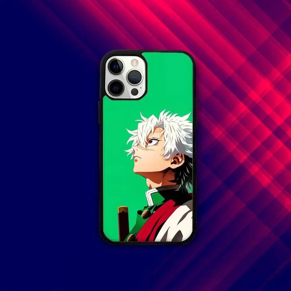 حافظة هاتف Demon Shinazugawa SlayerS لهاتف iPhone 16e,16,15,14,13,12,11,Plus,Pro,Max, Mini Magsafe شحن لاسلكي مغناطيسي
