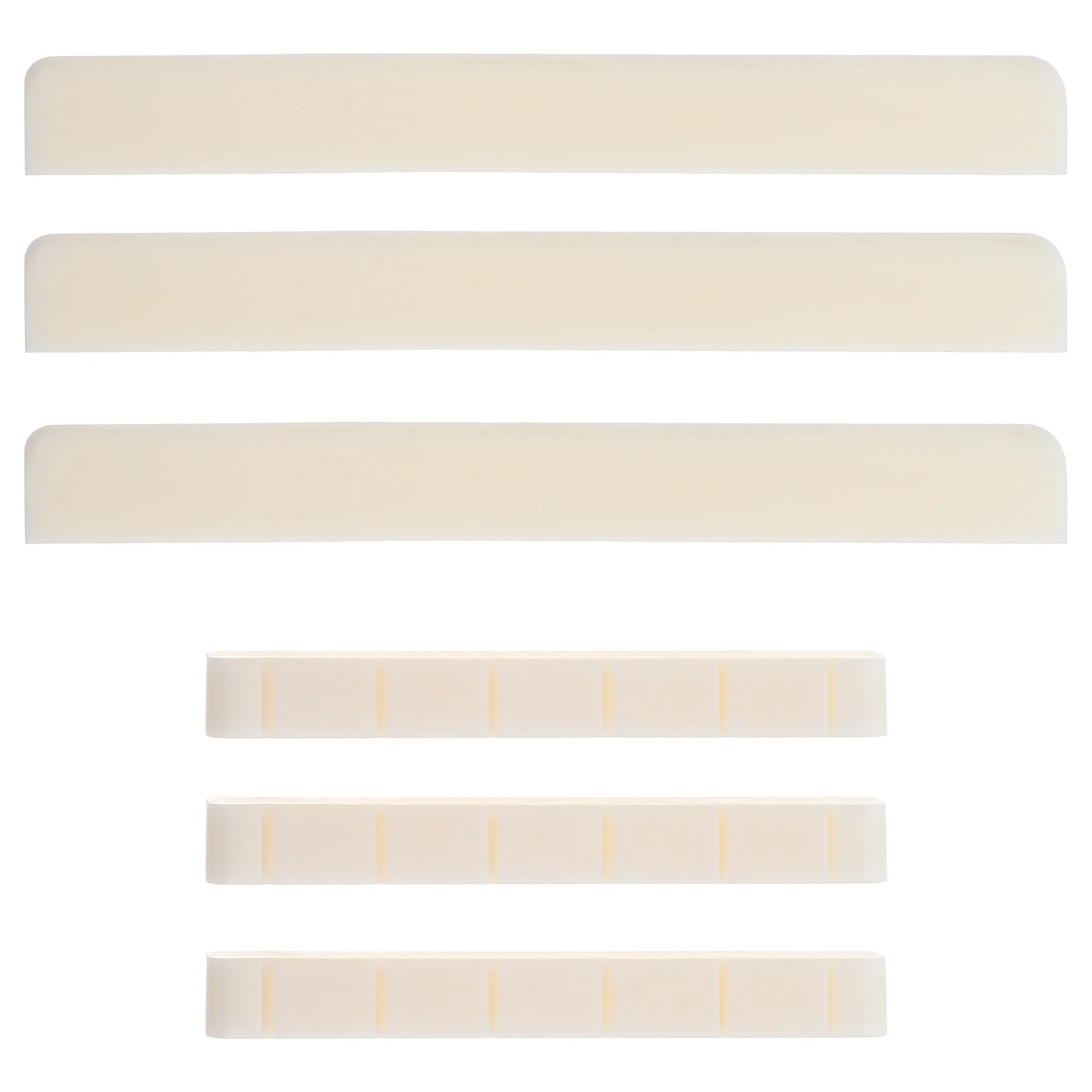 

3Pairs Guitar Bridge Nut Saddle 6-String Classical Acoustic Guitar Accessory Easy Adjust Comfortable String Instrument Parts