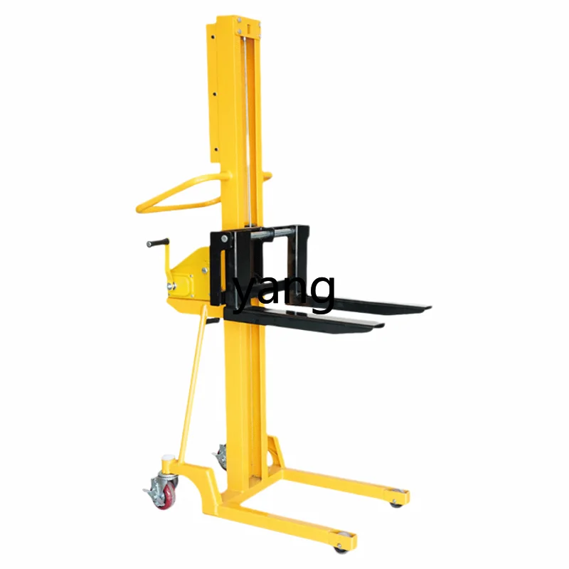 

ZL mini forklift manual hydraulic stacker truck lightweight small lifting handling