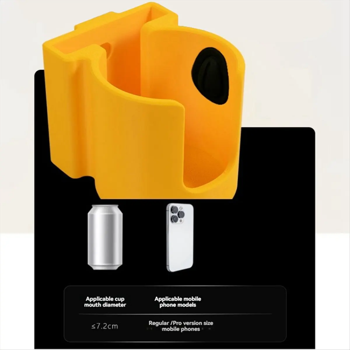 T35C Multifunctional PLA Water Cup Bracket Compatible for Simulation Racing Flight Simulator Aluminum Profile Black