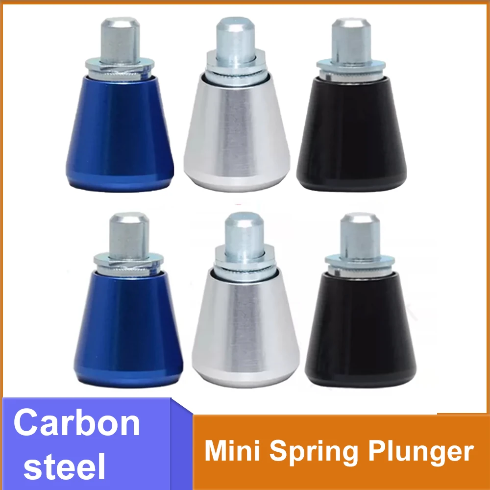 Dia 4.7/6.2mm Mini Spring Plunger Knob Indexing Pin Knurled Elastic Locating Plunger Retractable Quick Release Pin