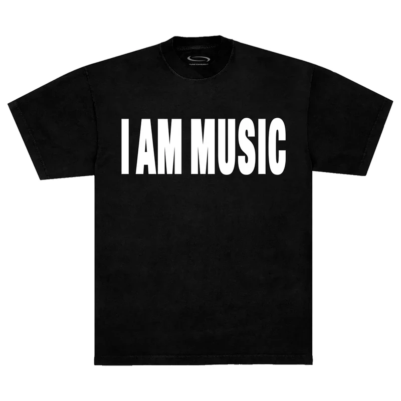 

KK11 Playboicarti I Am Music Tee Opium Peripheral Slogan Short Sleeves High-end Luxury Is for Both Men and Women Top Y2k