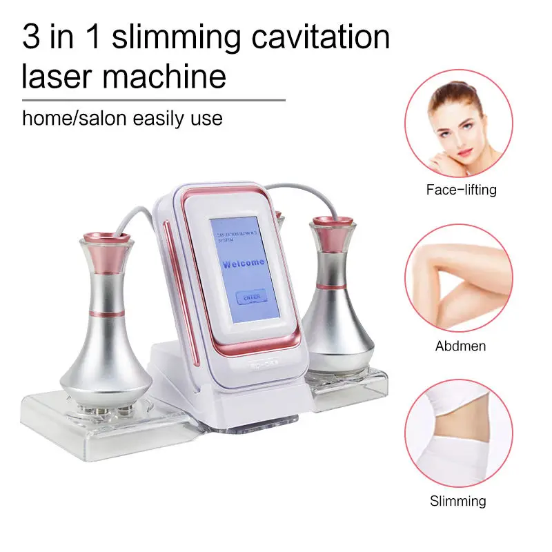 

Home 3in1 Cavitation R Frequency Slimming Machine Skin Tightening Face Lifting Weight Loss Body Shaping Sculpting Anti Aging