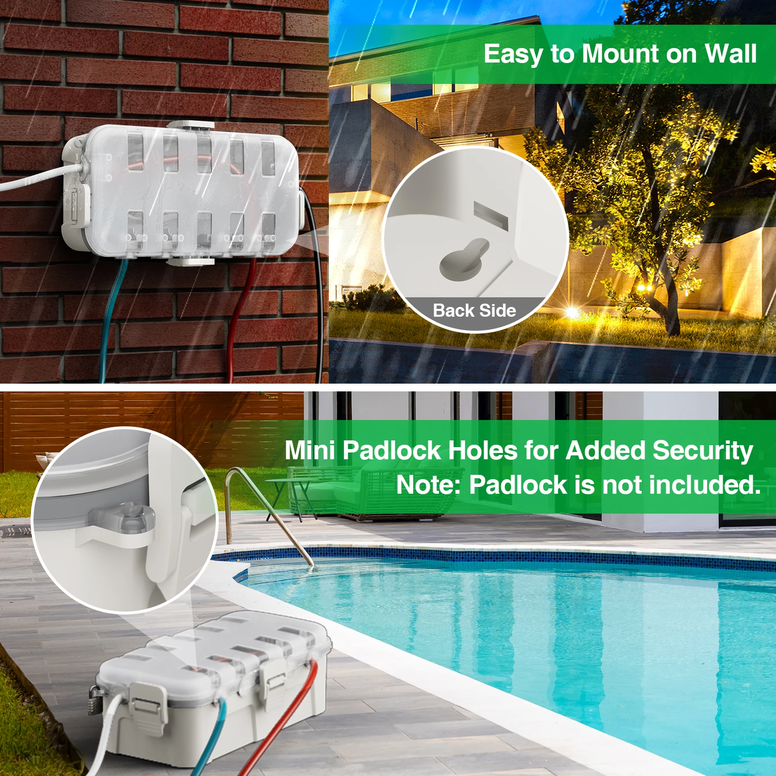 صندوق كهربائي خارجي مقاوم للما - مراجعة Outdoor Power With Timer وسعره