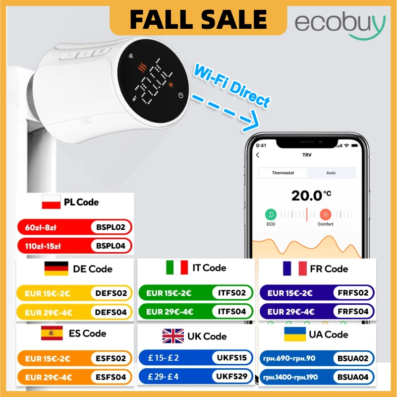 

Новый термостат Tuya Wi-Fi, радиаторный клапан TRV, умный термостатический клапан, Wi-Fi термостат, регулятор температуры Alexa Google Home