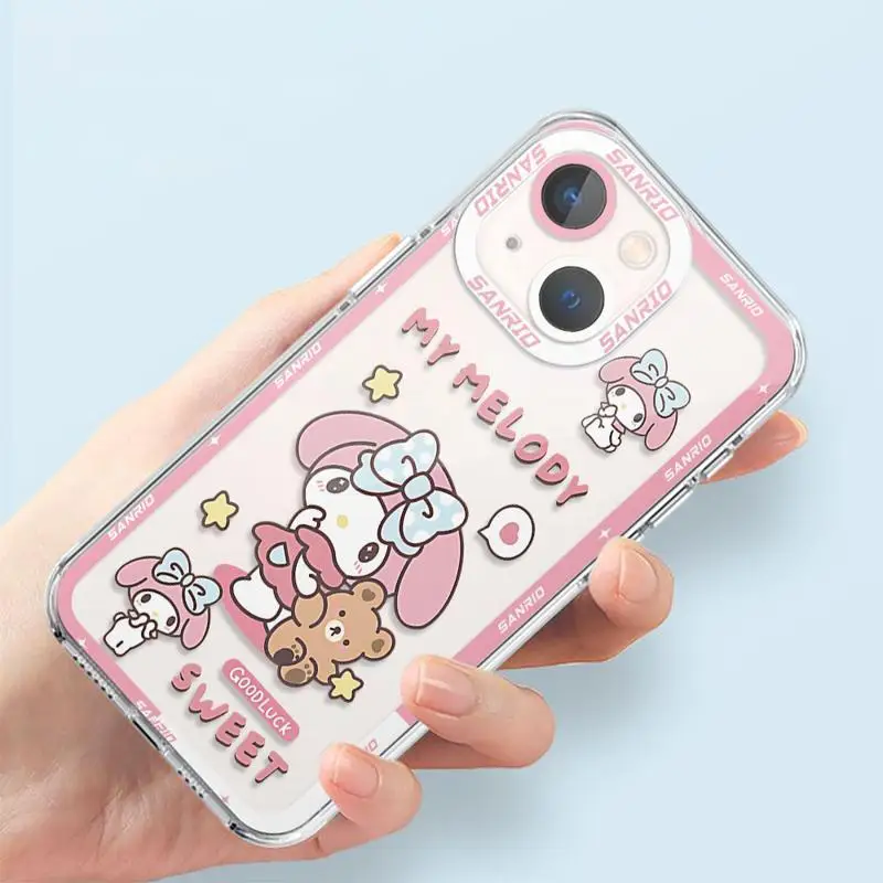 Cute Pochacco Kuromi Phone Case for Motolora Moto G72 G32 G22 G73 G52 Edge 40 5G G71 Clear Silicone Shell Cover