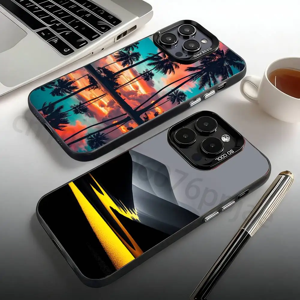 

Sunset Silicone Phone Case For iPhone 17,16,15,14,13,12,11,Pro,Max,Plus,Mini, Matte Shockproof Case