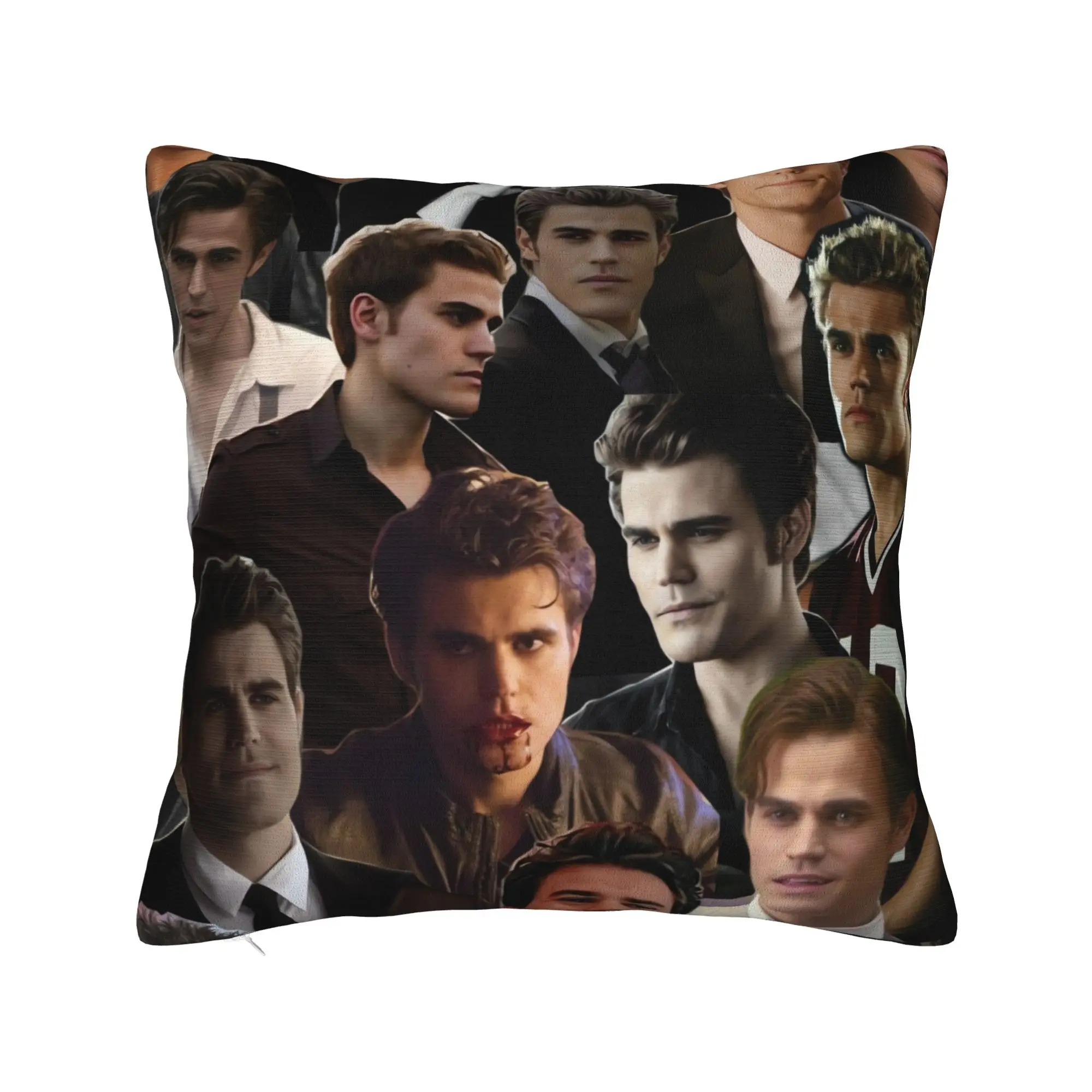 The Vampire Diaries Stefan Salvatore Pillow Case  Kawaii Pillow Cover Design Pillowcases For Living Room Chair
