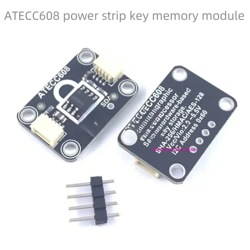

The ATECC608A ATECC608 module I2C 2.0V to 5.5V Breakout Board key memory is compatible with STEMMA QT/Qwiic