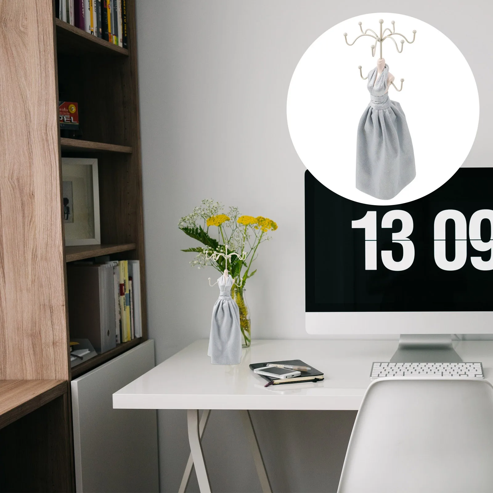 

Винтажный стиль, подставка для ювелирных изделий, ожерелье, витрина, стойка, держатель для подвески, органайзер для декора магазина, цепочки, стеллаж для выставки товаров для сережек