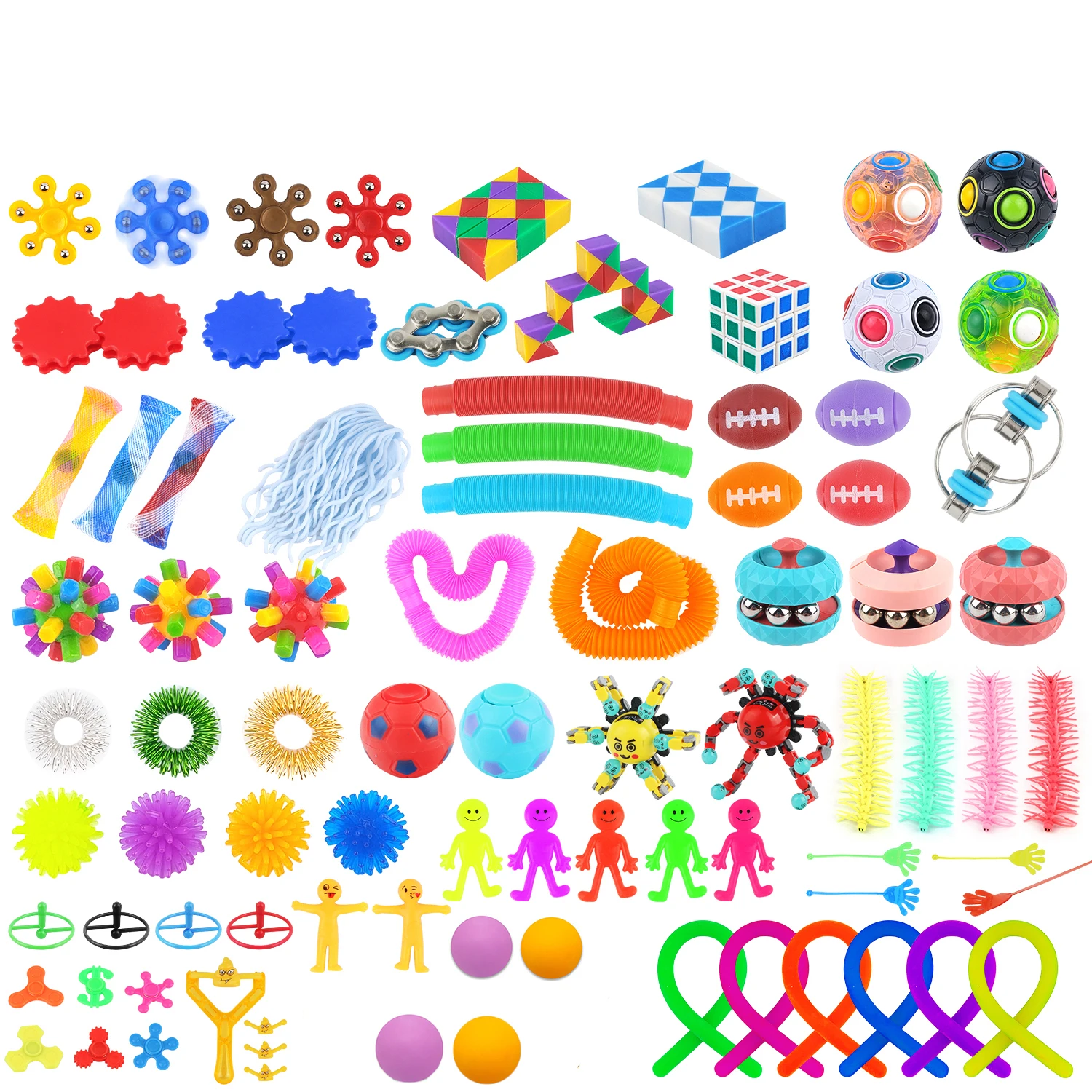

Набор сенсорных игрушек Fidget, игрушки для снятия стресса и тревоги для детей и взрослых, подходят для подарков на вечеринку