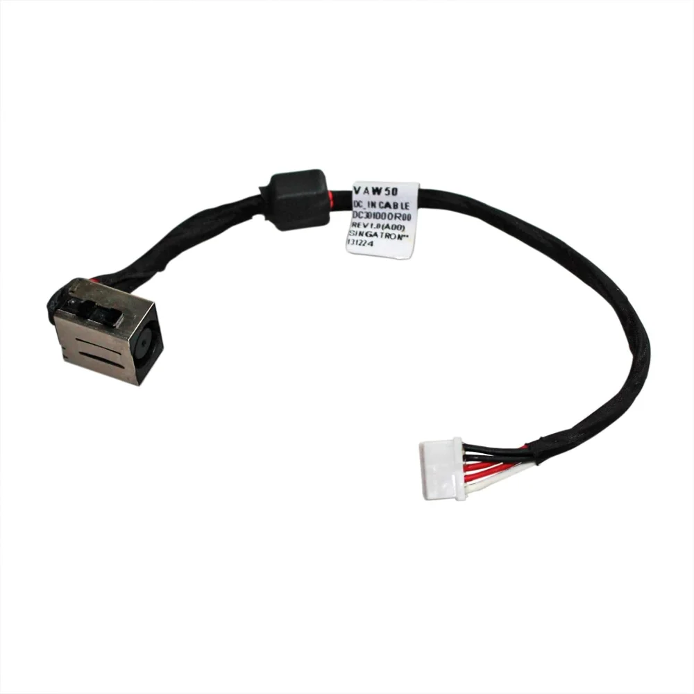 Replacement AC DC Power Jack with Cable Socket Plug Charging Port for Dell Latitude E5540 P44G001 0CTHCY GCX6J DC30100OR00