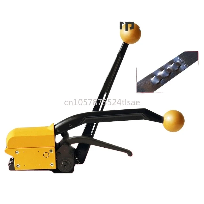 A333 Portable Iron Sheet Steel Belt Baler Manual Free Buckle Type, Suitable for Width 13-19mm, Thickness 0.38-0 .58mm Steel Belt