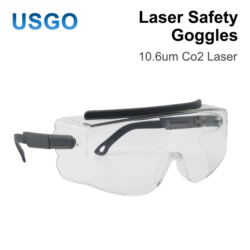 USGO OD6+ 10.6um Co2 Laser Safety Goggles 10600nm Protective Glasses Shield Protection Eyewear for Co2 Laser Machine