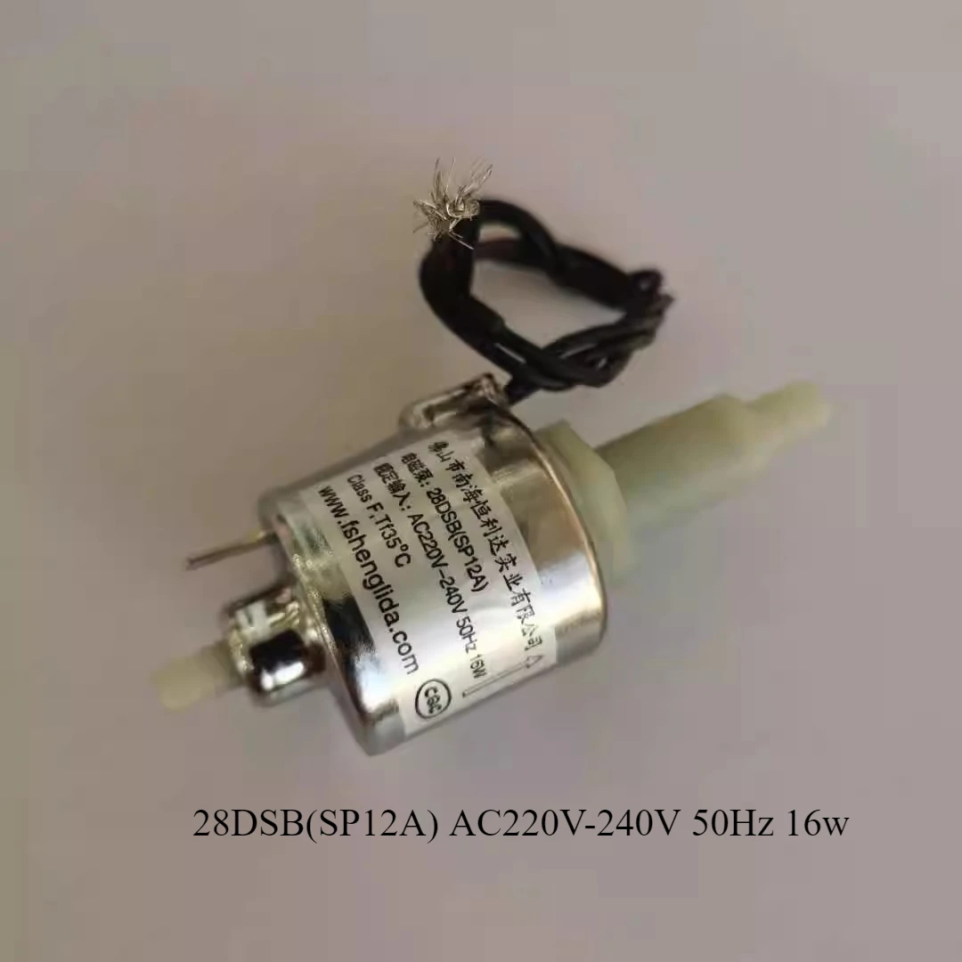 

1 шт., пароочиститель с электромагнитным клапаном, всасывающий насос 28DSB (SP12A), AC220V-240V, 50 Гц, 16 Вт