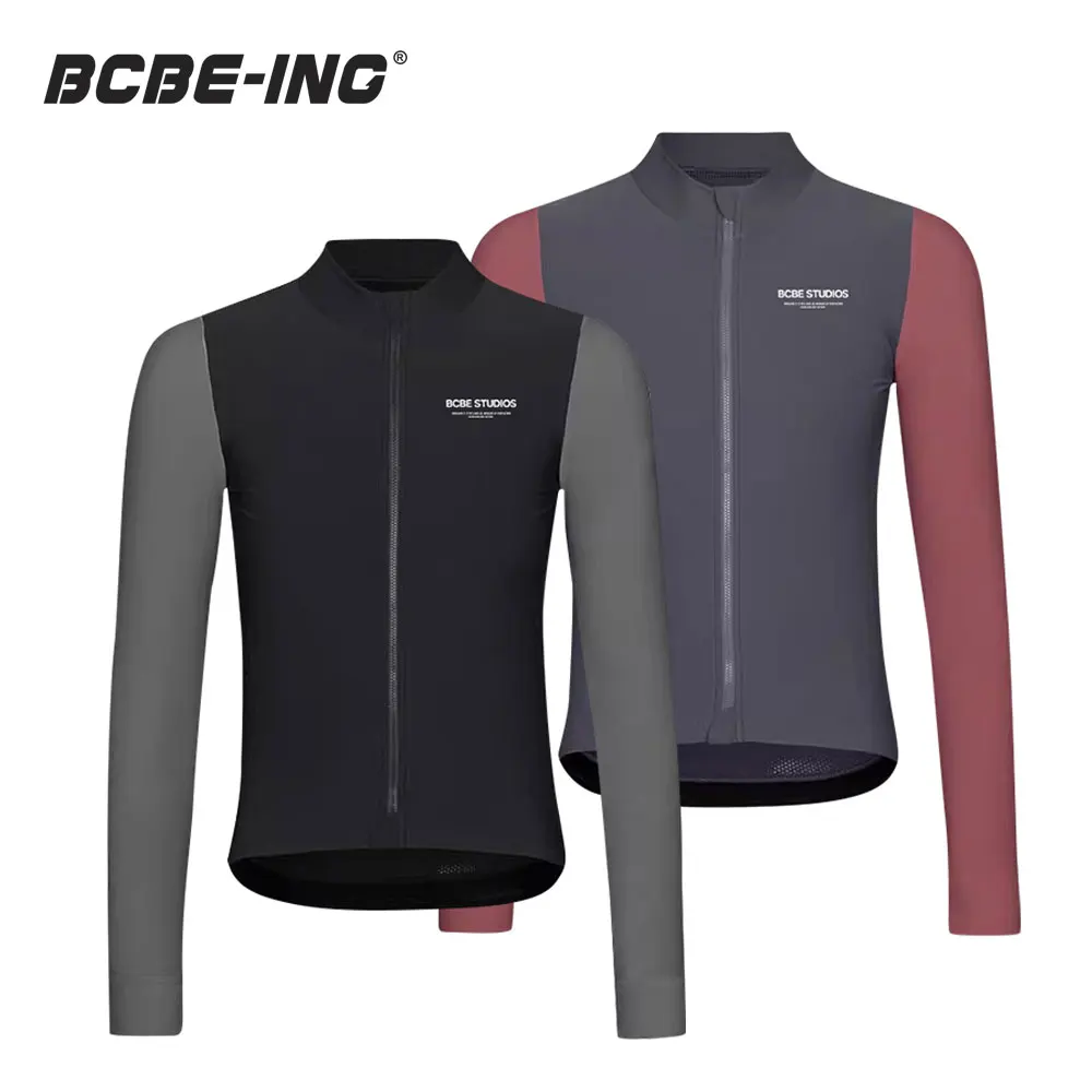 

BCBE-ING Men Cycling Jersey Long Sleeve Pro Team MTB Road Bike Clothing Breathable Bicycle Jersey Shirts Maillot Ciclismo Hombre