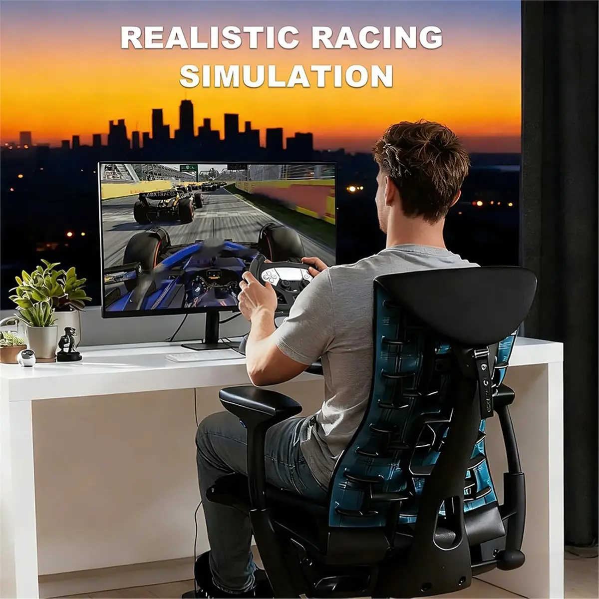 

Игровой гоночный руль для контроллеров Edge, улучшенная база-крепление для руля