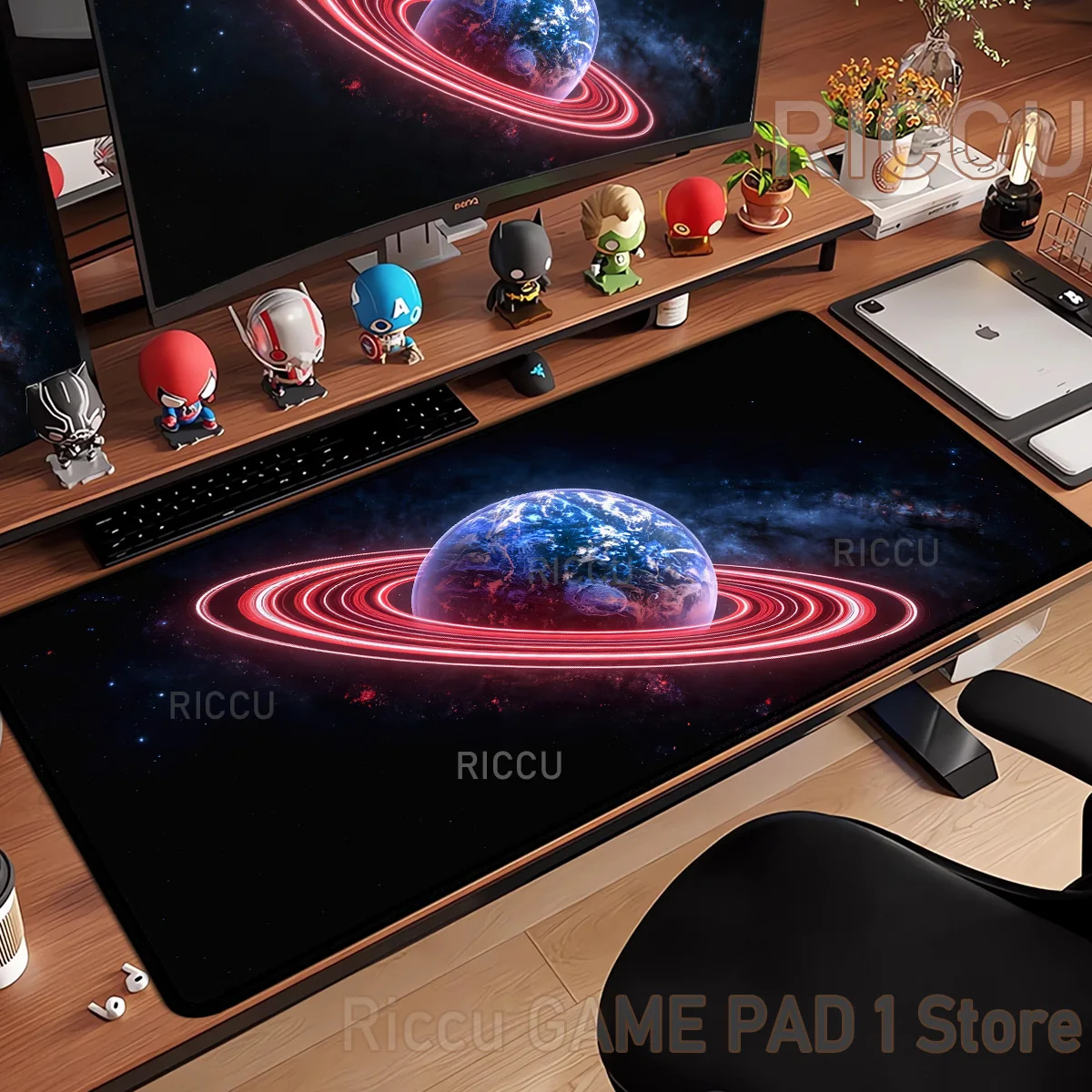 PC Universe Space Solar System Planet Large Gaming Mouse Pad XXL Computer Laptop Mousepad Keyboard Pad Desk Mat Gamer Mouse Mat