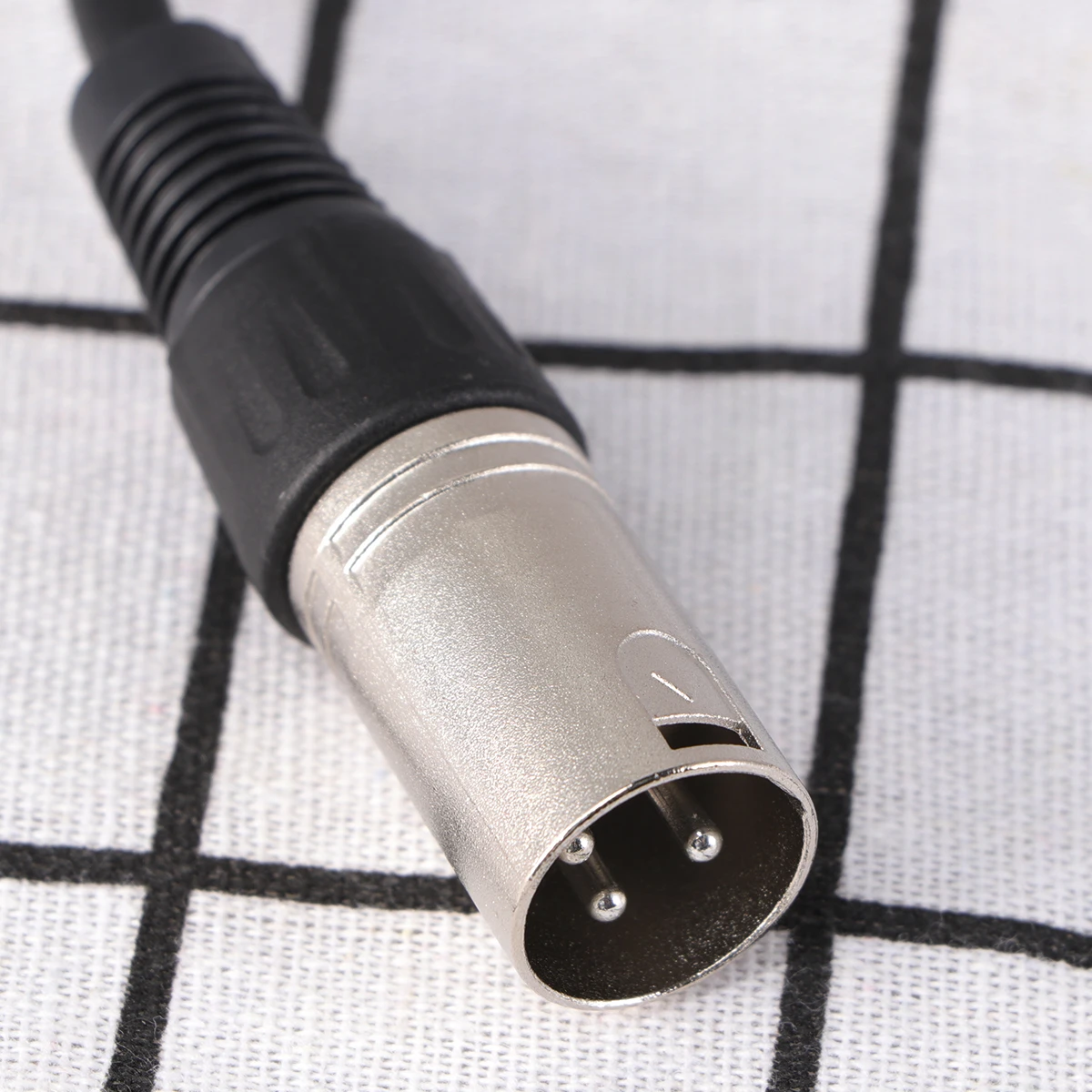 

3.5Mm Male To Xlr Male Stereo Audio Cable 0.3M Black Microphone Adapter For Camera Mic In Splitter Signal Transmission Cable