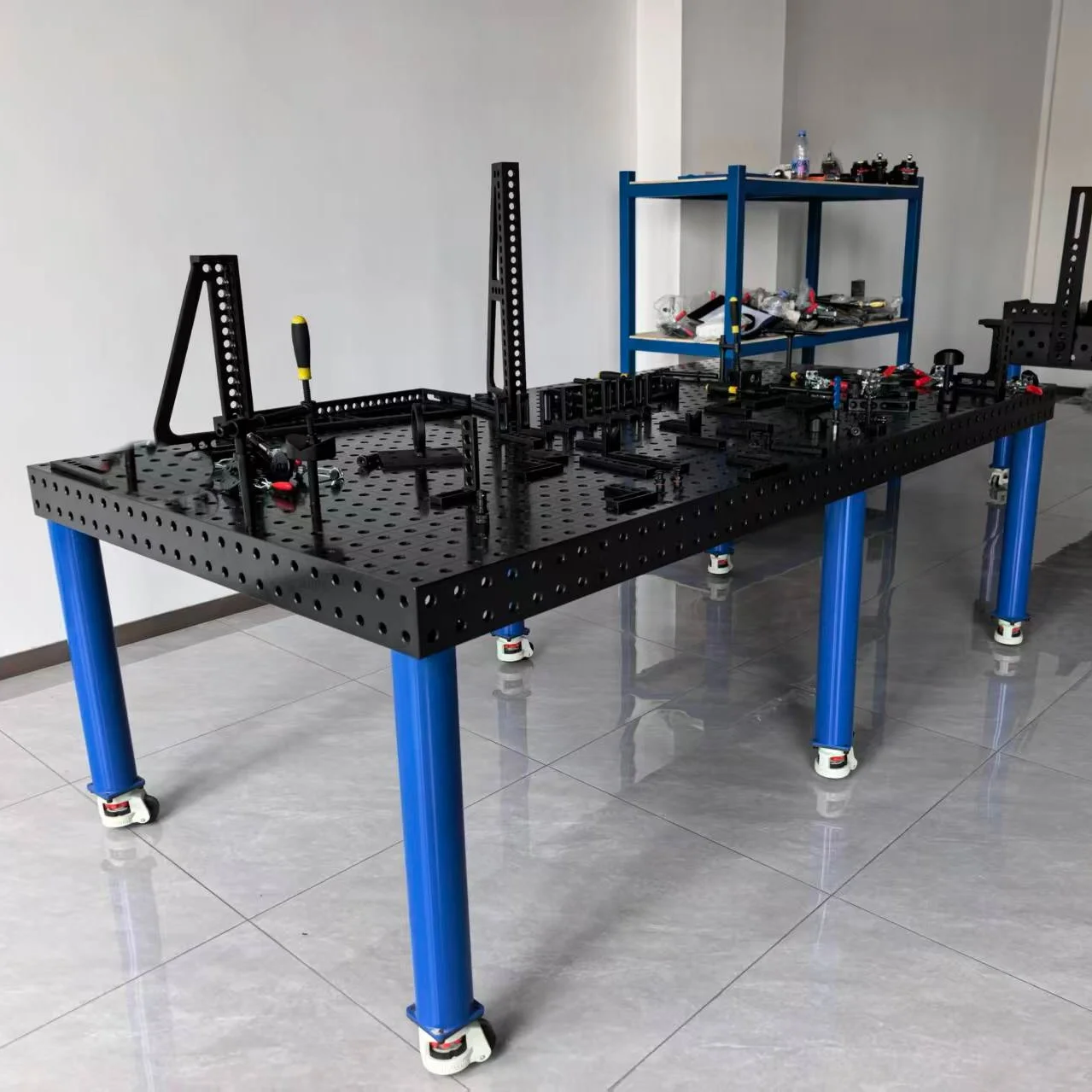 

Heavy- Soldering Station Welding Clamp with Q355 Steel Nitrided Treatment No Electricity Required