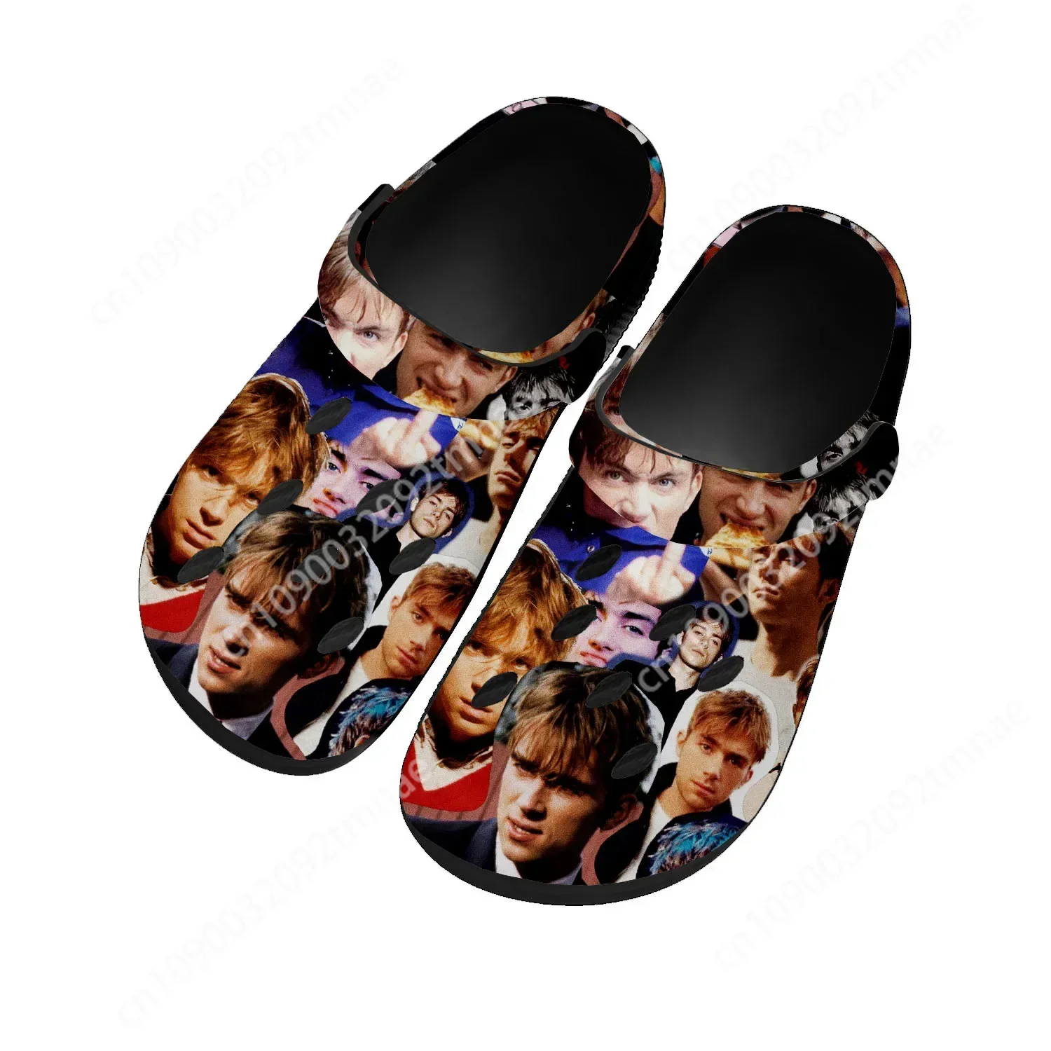 B-Blur Rock Band Home Clogs Mens Womens Teenager B-Band High Quality Custom Made Water Shoes Garden Beach Hole Slippers Sandals