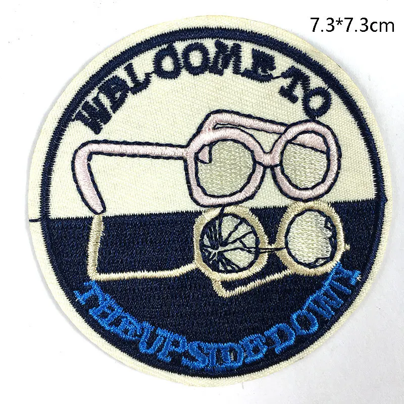 

Изысканная персонализированная одежда с вышивкой «сделай сам», тканевая наклейка, круглая наклейка в европейском и американском стиле с НЛО, клейкая мото нашивка Pride