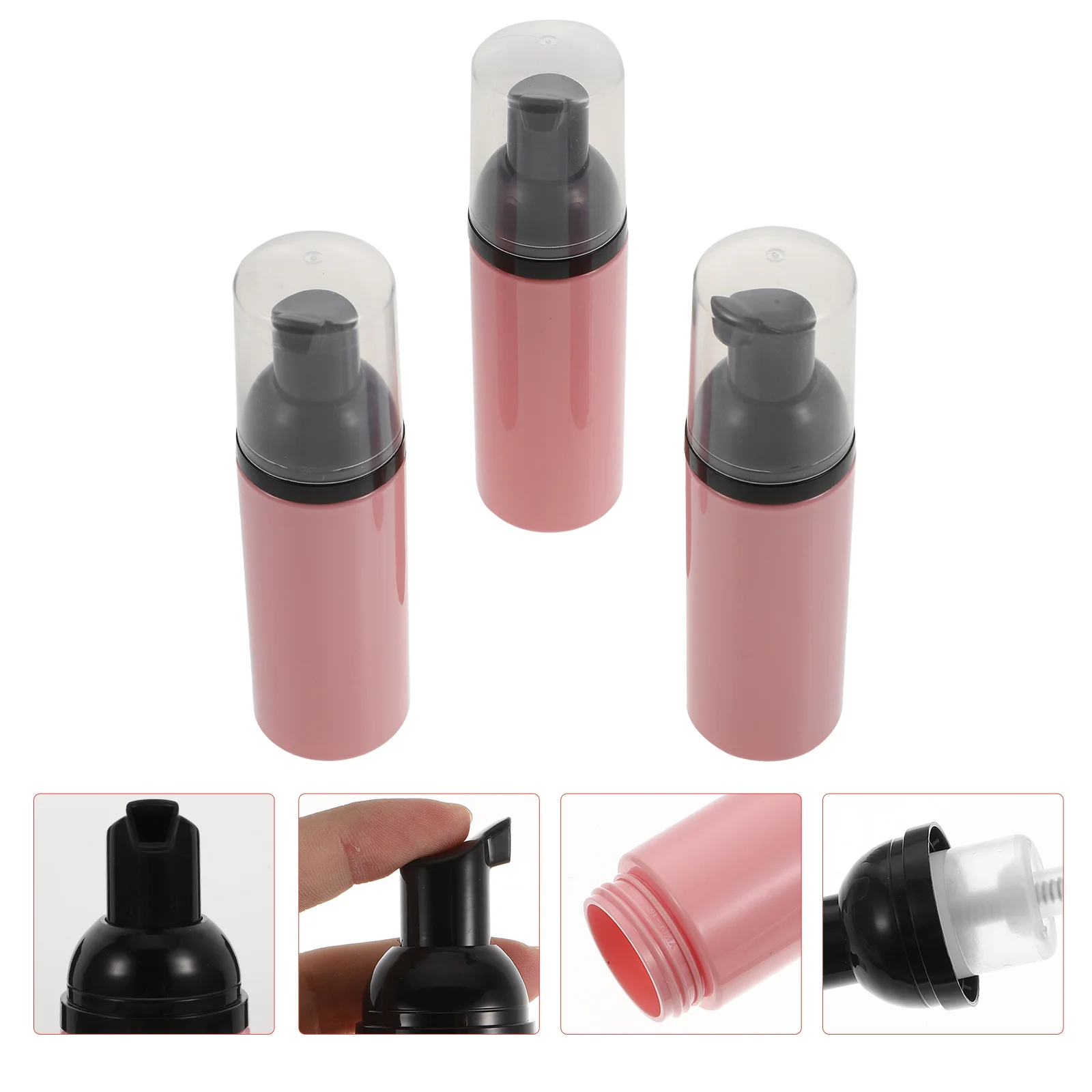 

3 Pcs Foam Bottle Foaming Hand Soap Lotion Pump Foamer Automatic Empty Bottles Dispenser