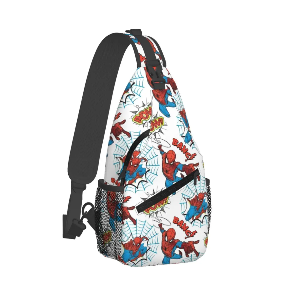 

Spider Man Spiderman Hero Sling Bag Chest Crossbody Shoulder Sling Backpack Hiking Travel Daypacks Casual Pack
