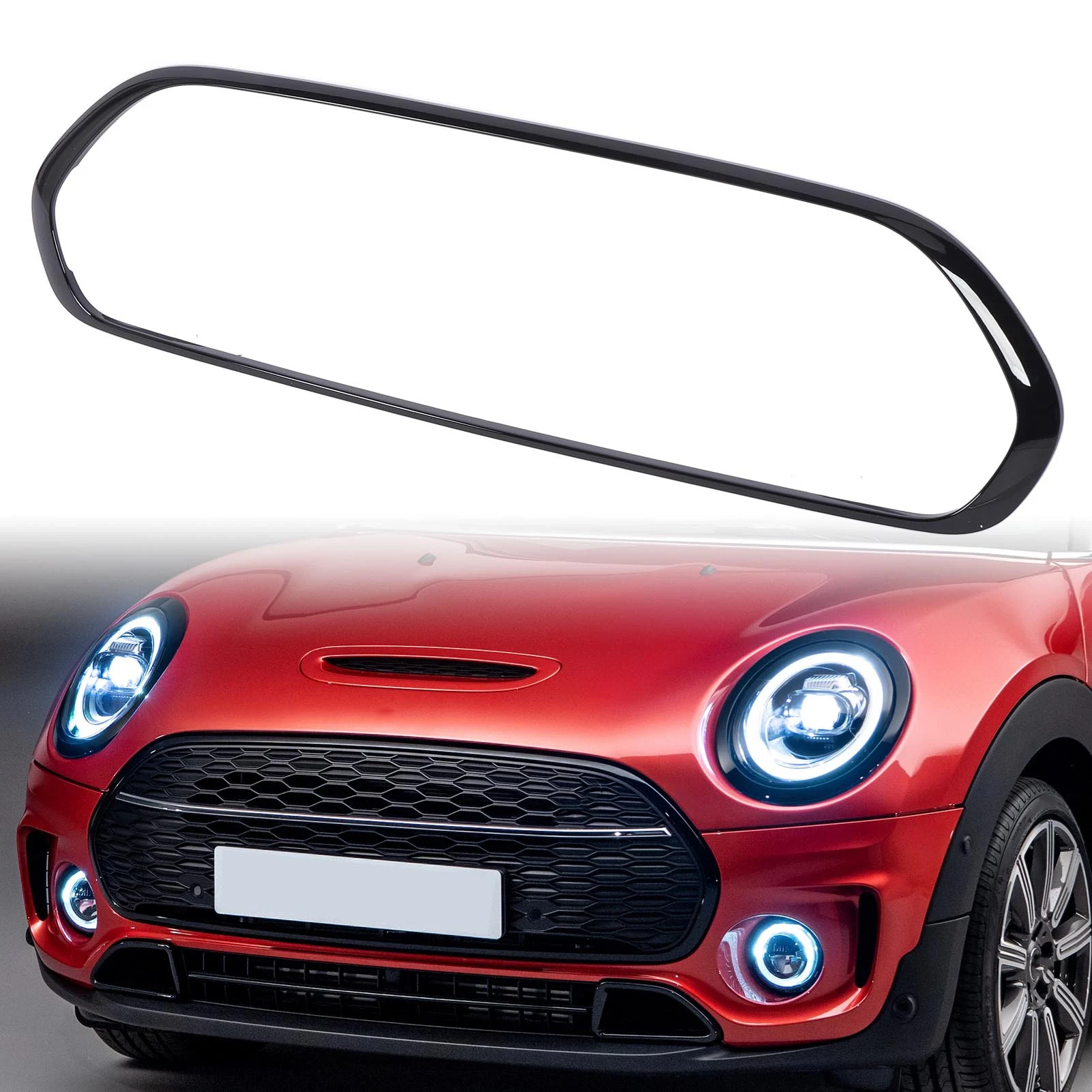 Car Grille Surround Cover Trims Exterior Accessories 51137351369 Replacement For Clubman S JCW F54 2015-2024