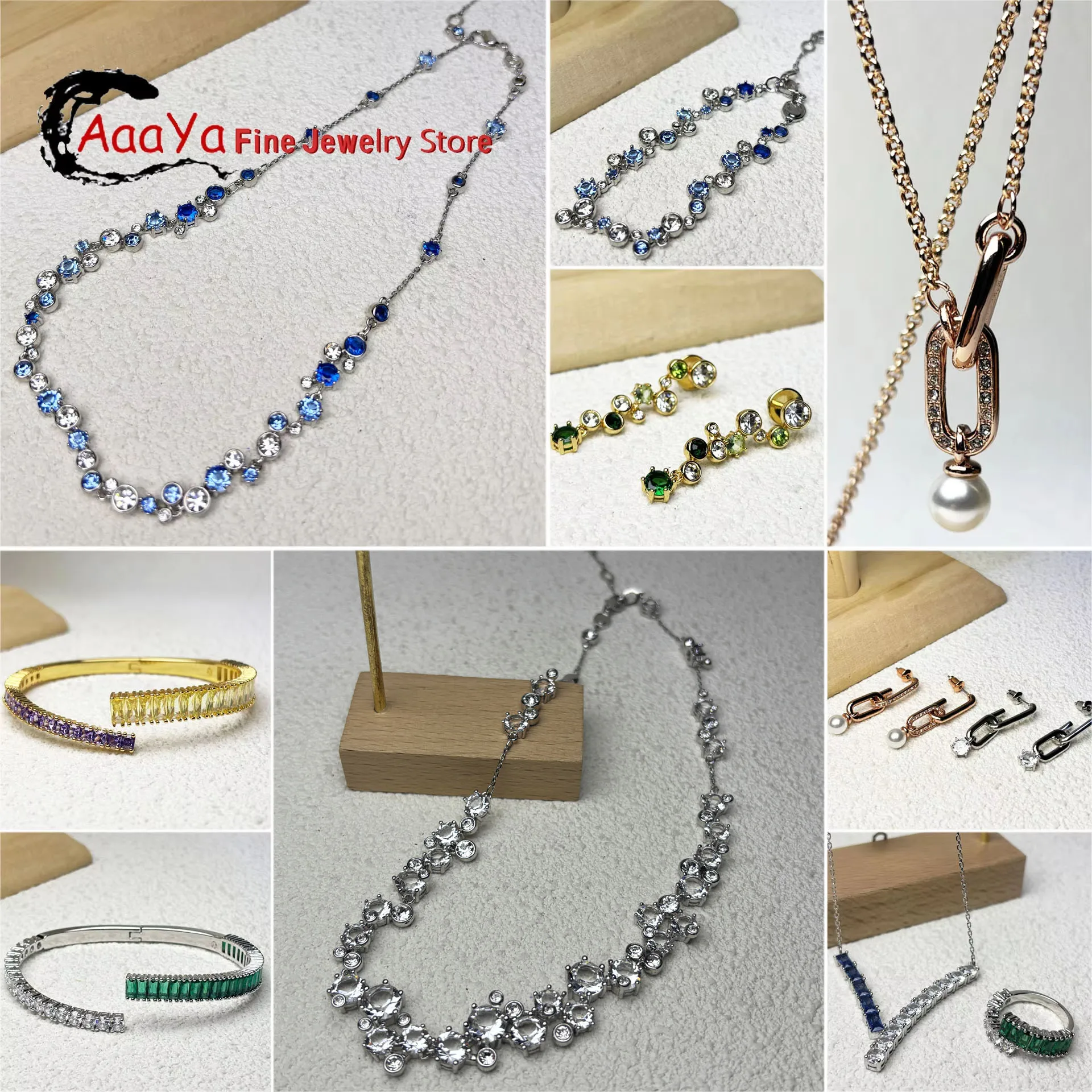 

Оригинальное ожерелье Ambilight цвета, комплект ювелирных украшений для женщин, геометрические цветные серьги с кристаллами, украшения для вечеринок, романтический подарок