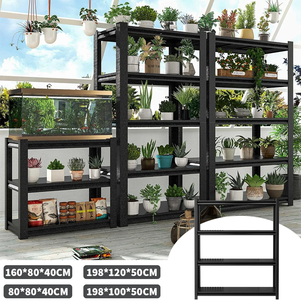 3/4/5 الطبقة تخزين الرف قابل للتعديل رفوف سوبر ماركت رفوف الكربون الصلب مستودع تخزين رفوف رفوف التخزين المنزلية