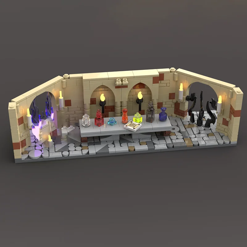 Filmmodel Moc Bouwstenen Modulair Het mysterie van drankjes Bakstenen Model DIY-montage Constructiespeelgoed Vakantie Verjaardagscadeaus