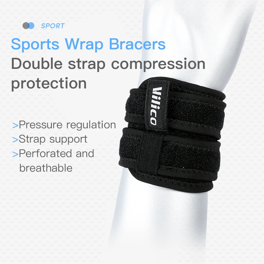 Outdoor Basketball Fitness Adjustable Sport Wristband Wrap Wrist Guard Men's and Women's Pressure Breathable Wrist Brace