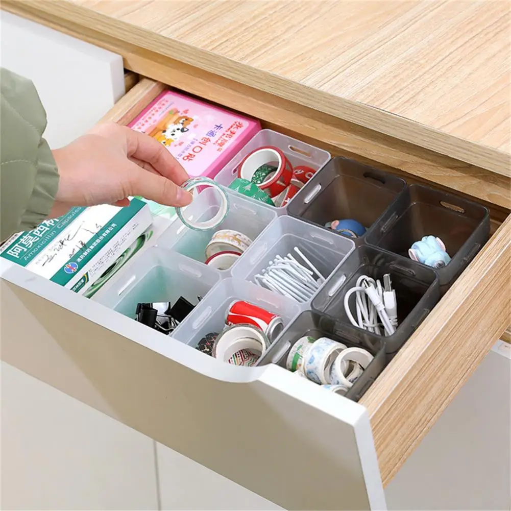 2Pcs Socks Underwear Holder Panties Socks Storage Boxes Wardrobe Clothes Underwear Organizer Drawers Separator Boxes Pencil Box